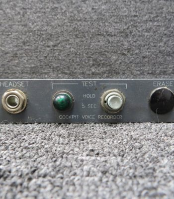 Falcon Cockpit Voice Recorder Control Head (No Part Number)