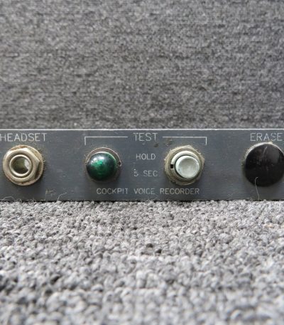Falcon Cockpit Voice Recorder Control Head (No Part Number)