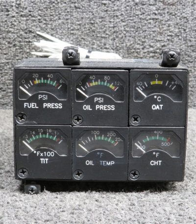 IU540-005 (Alt: 880059-515) Sigma-Tek Mooney 169BK Instrument Cluster Panel (28V)