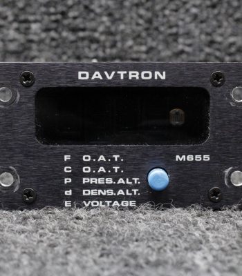 M655 Davtron Five Function Indicator with Connector (Rectangle Face)