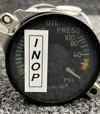 MD-63-3 (Alt: 102-380014-3) Mid-Cont Oil Temperature, Pressure Indicator (Core)