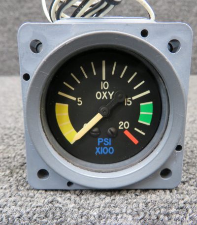 MD-97 (Alt: C668512-0101) Mid-Continent Oxygen Pressure Indicator, Lighted