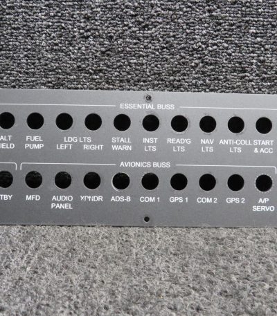 Piper PA32-301 Circuit Breaker Panel Assembly