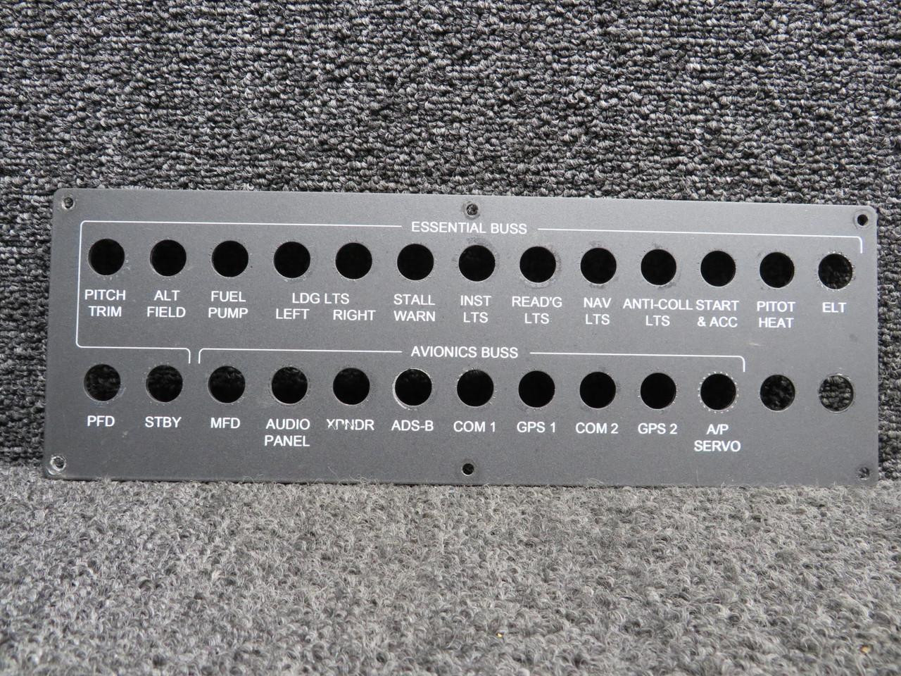 Piper PA32-301 Circuit Breaker Panel Assembly