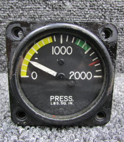 S218-2 Bombardier Suction Gauge with Green Repairable Tag (Core)