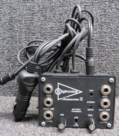 SPO-43 Sigtronics Portable Battery Stereo Intercom with In & Out Jacks