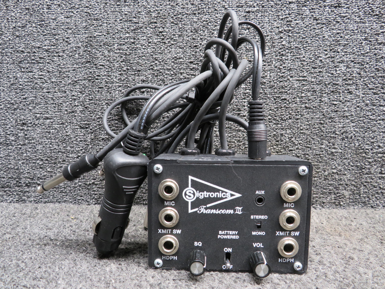 SPO-43 Sigtronics Portable Battery Stereo Intercom with In & Out Jacks