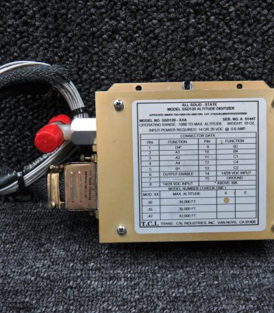 SSD120-30A Trans-Cal Industries Altitude Digitizer (Volts: 14-28, Amps: 0.6)