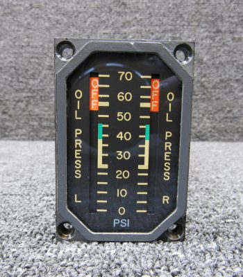 VSDL-0C204D (Alt: 9914095-2) US Gauge Oil Pressure Indicator (28V)