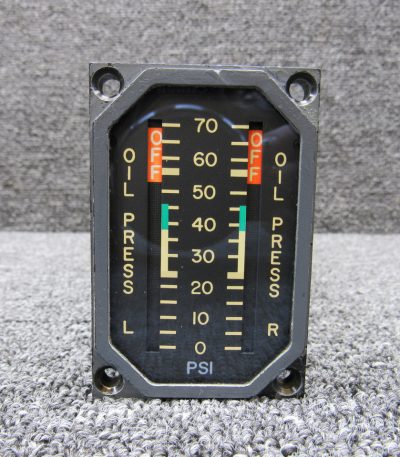 VSDL-0C204D (Alt: 9914095-2) US Gauge Oil Pressure Indicator (28V)