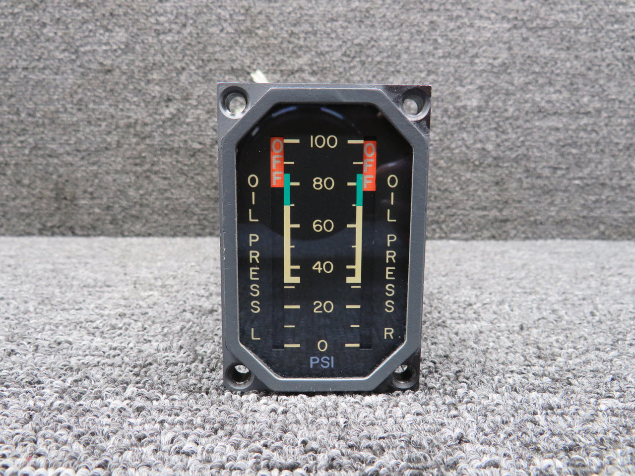 VSDL-0C204H (Alt: 9912147-10) US Gauge Oil Pressure Indicator, 28V