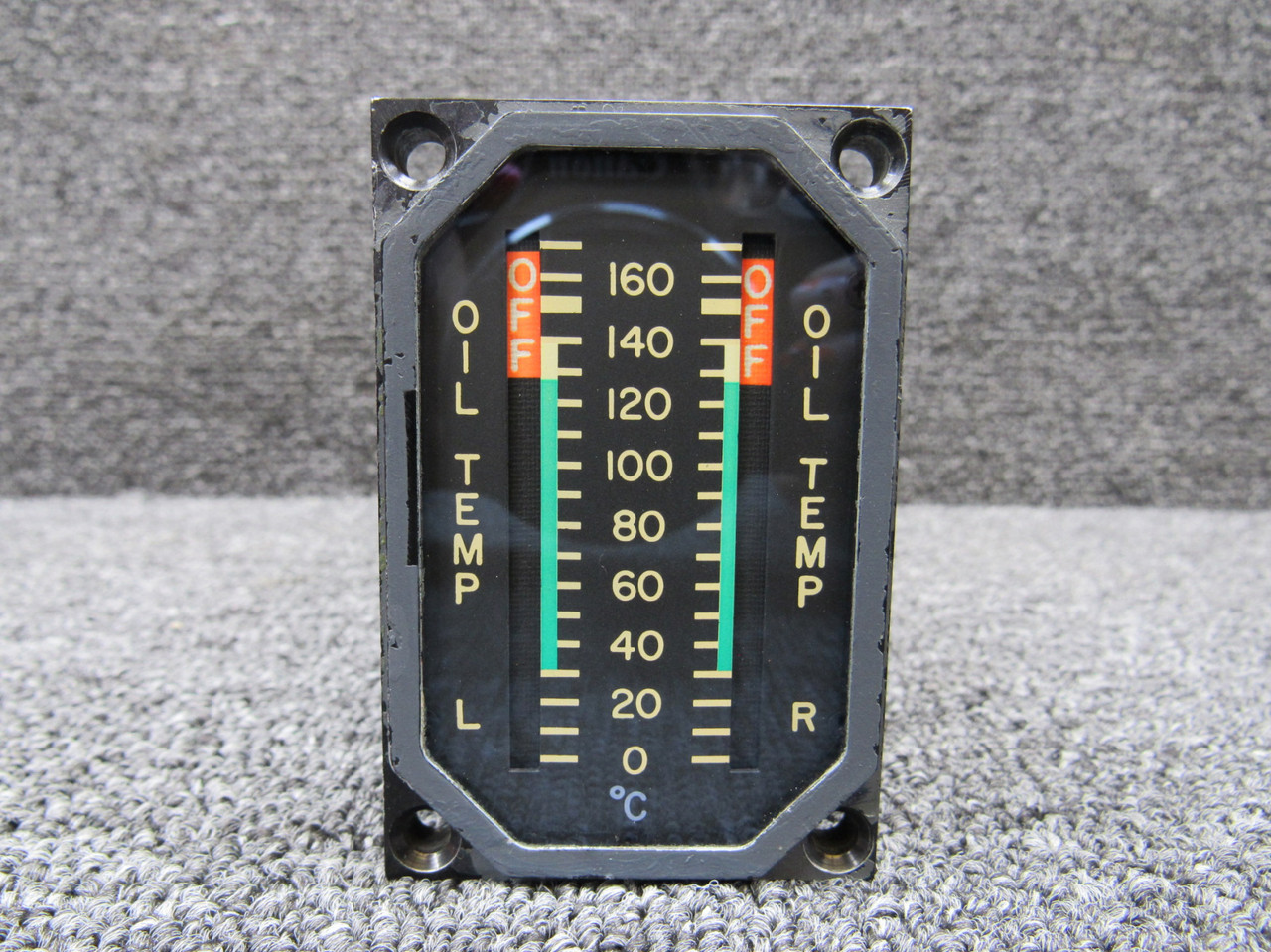 VSDL-0C219D (Alt: 9914095-1) US Gauge Oil Temperature Indicator (28V)
