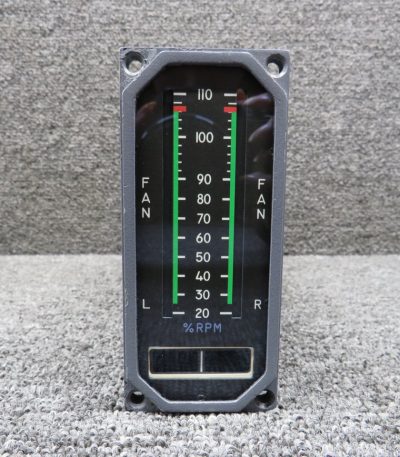 VSDL-0C410AD (Alt: 9912147-24) US Gauge Fan Speed Indicator, 28V