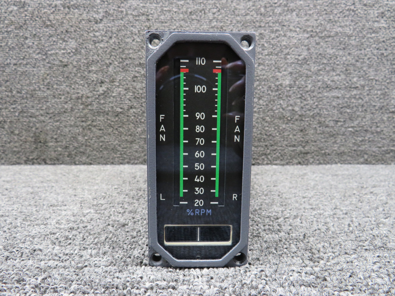 VSDL-0C410AD (Alt: 9912147-24) US Gauge Fan Speed Indicator, 28V