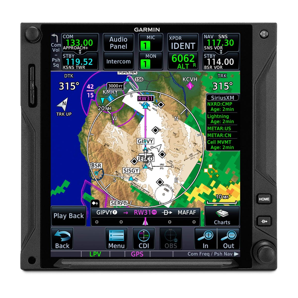 GTN™ 750Xi GPS/NAV/COMM/MFD PART NUMBER 010-02002-05